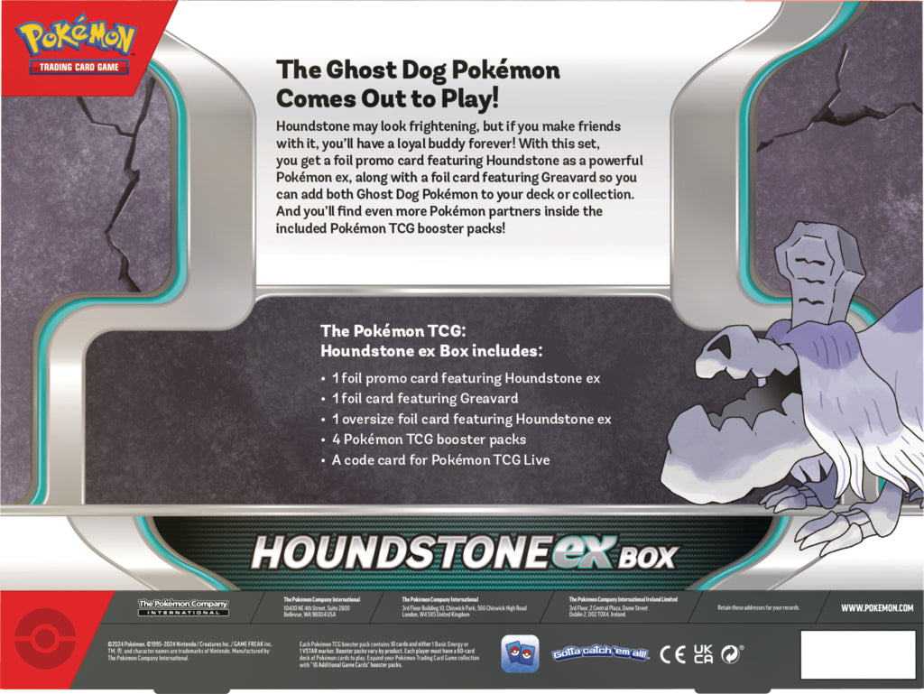Pokemon TCG - Houndstone EX Box - Inglês