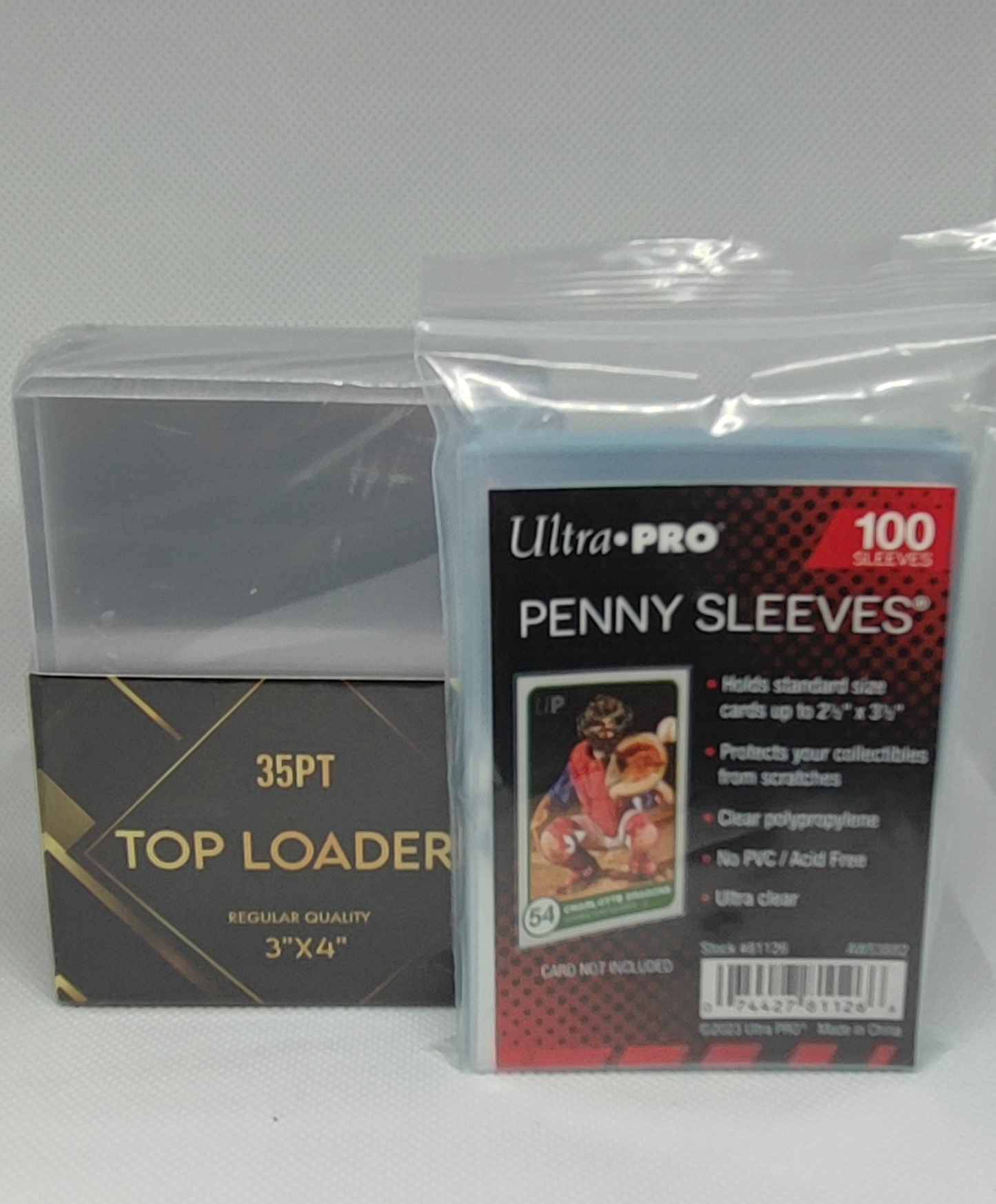 Conjuntos Top-loader + Sleeves