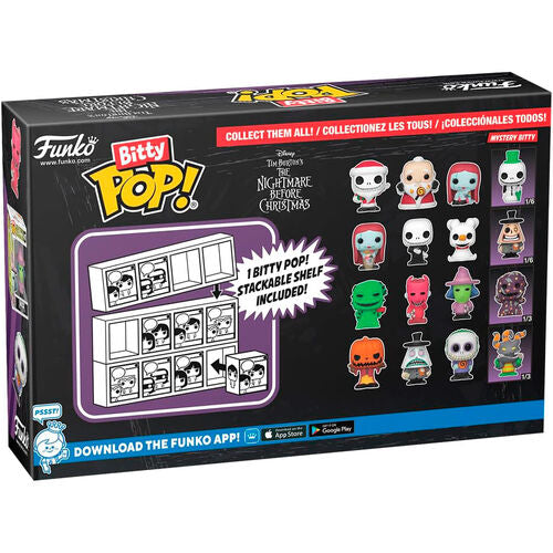 Blister 4 figuras Bitty POP Disney Nightmare Before Christmas Oogie Boogie