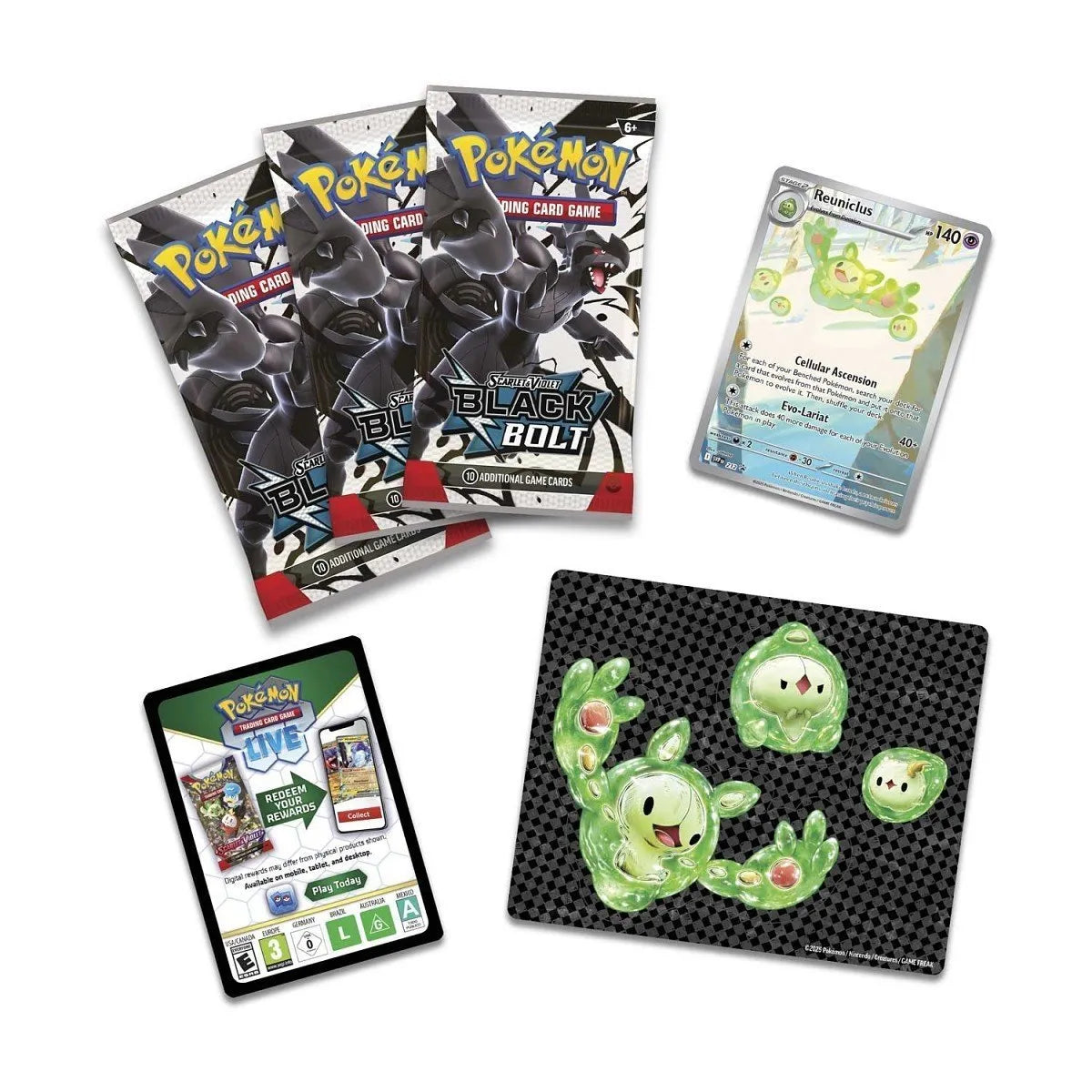 Pokemon SV10.5 - Black Bolt Tech Sticker