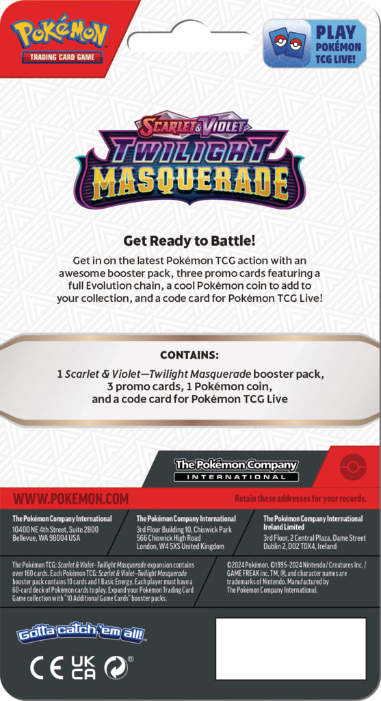 Pokémon TCG: Scarlet & Violet - Twilight Masquerade - Premium Checklane Blister Porygon