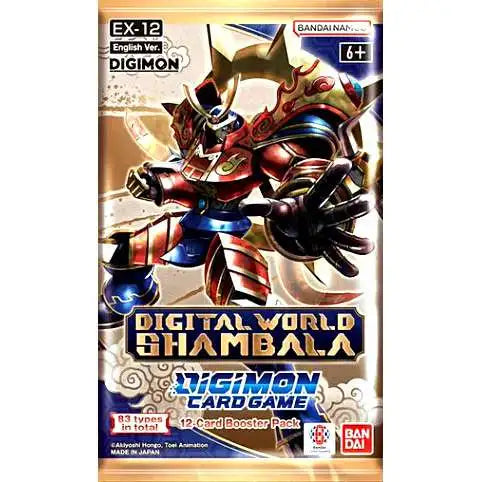 Digimon Card Game - Digital World Shambala- EX-12 Extra Booster BOX