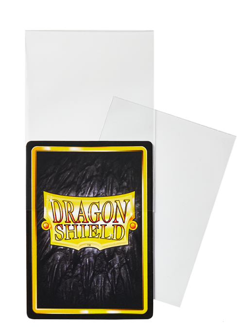 Dragon Shield - Standard Perfect Fit Toploading Sleeves - Clear/Clear (100 Sleeves)