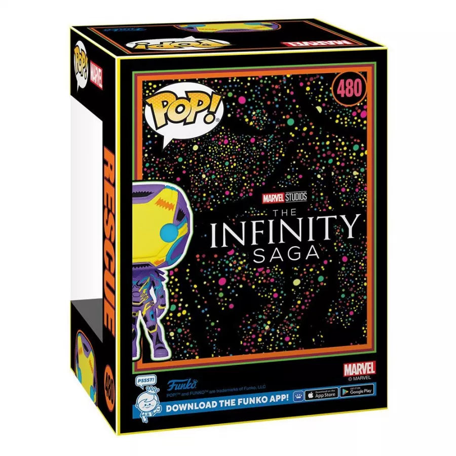 Tees Marvel Studios The Infinity Saga Rescue Black Light