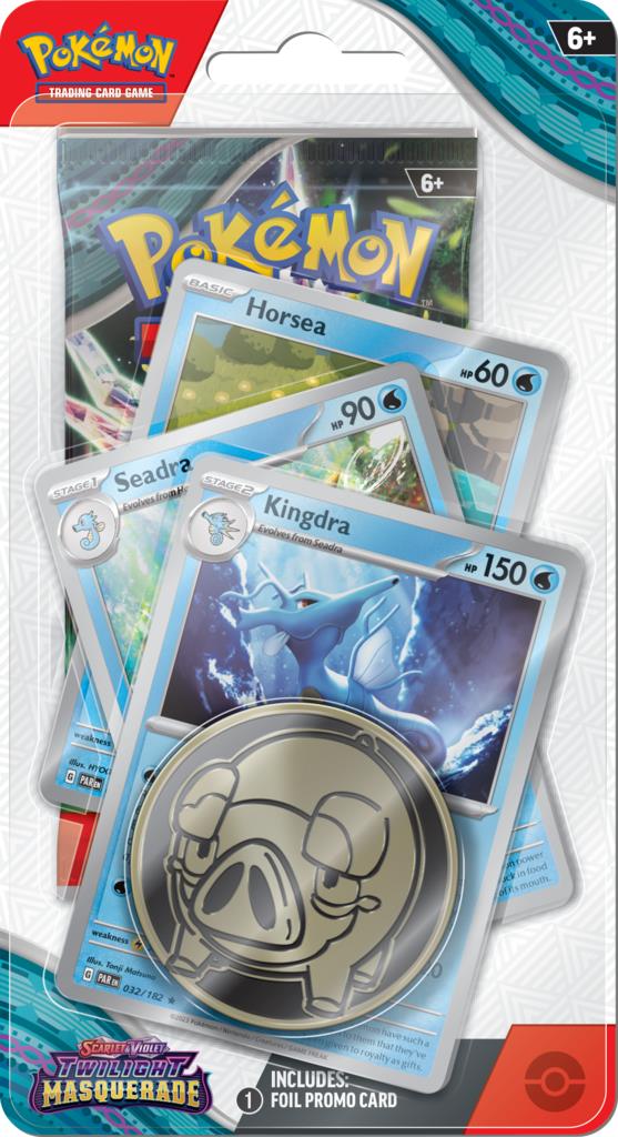 Pokémon TCG: Scarlet & Violet - Twilight Masquerade - Premium Checklane Blister Kingdra