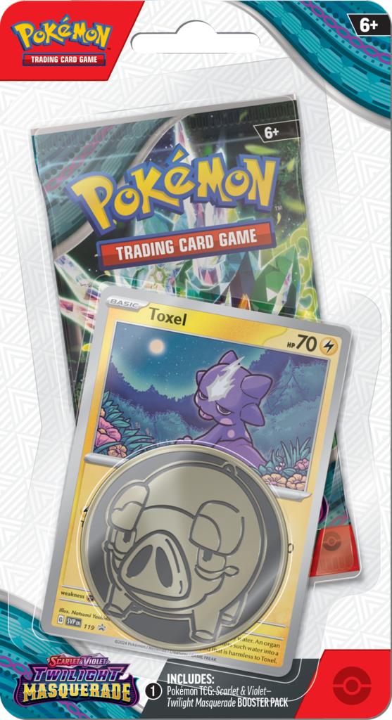 Pokémon TCG: Scarlet & Violet - Twilight Masquerade - Premium Checklane Blister Toxel