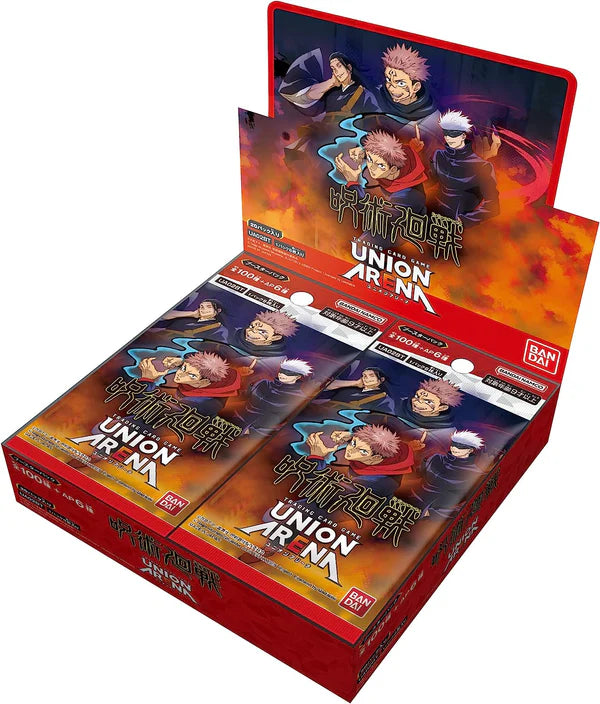BANDAI UNION ARENA Booster box Jutsu Kaisen (BOX) 20 Packs UA02BT