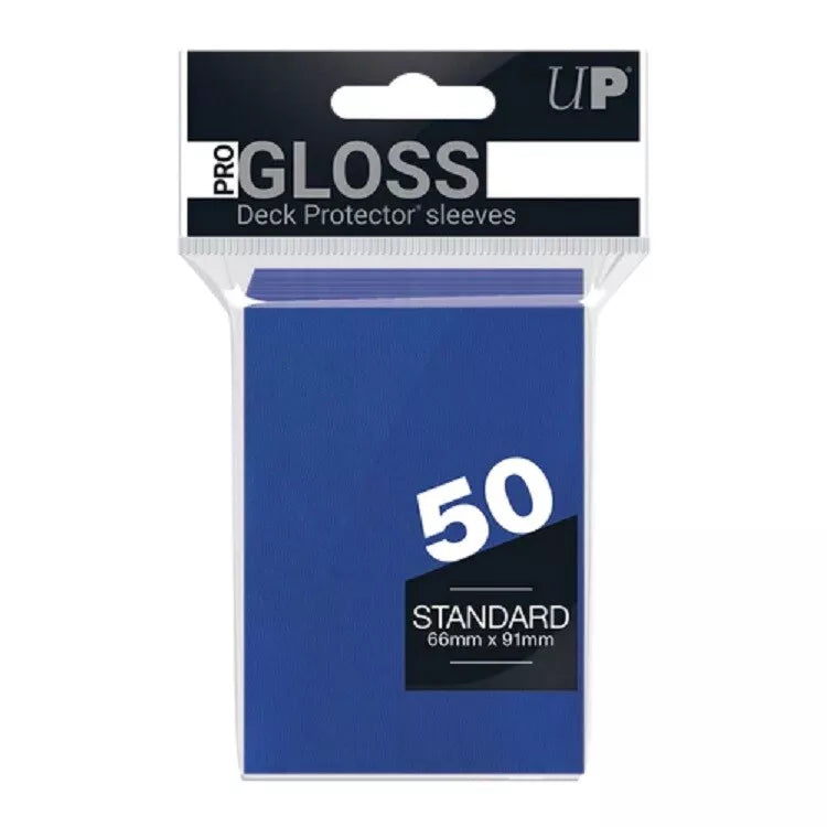 Ultra Pro - PRO-Gloss Standard Deck Protector Sleeves (50) - Blue