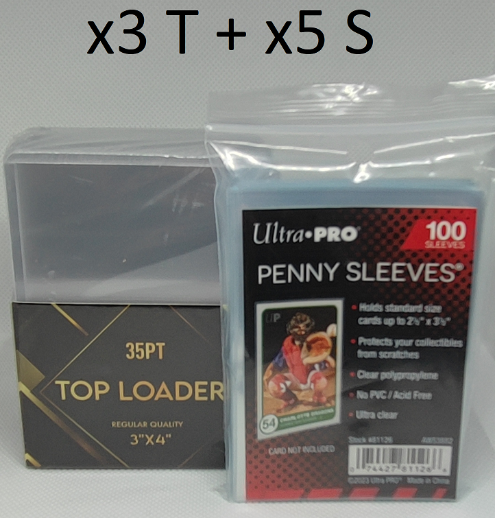 Conjuntos Top-loader + Sleeves