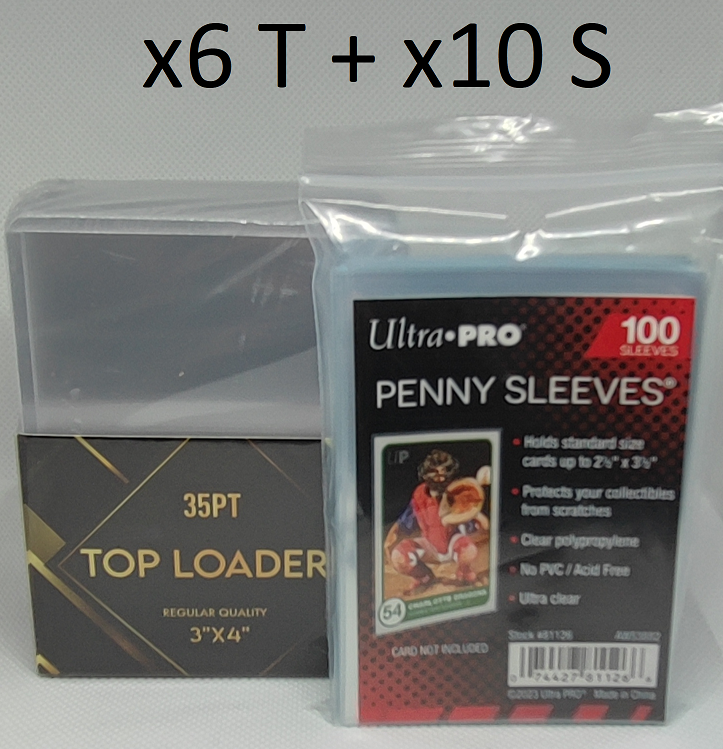 Conjuntos Top-loader + Sleeves