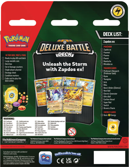 Pokémon TCG: Decks de Batalha Deluxe Ninetales/ Zapdos