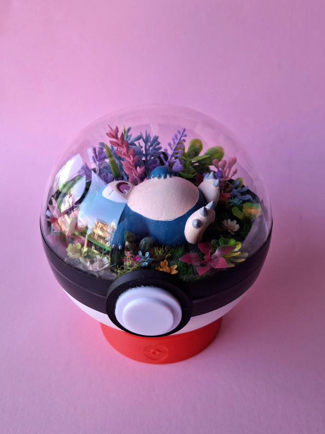 Pokébola artesanal - Lunnartt