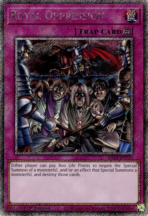 Royal Oppression (Platinum Secret Rare) RA04