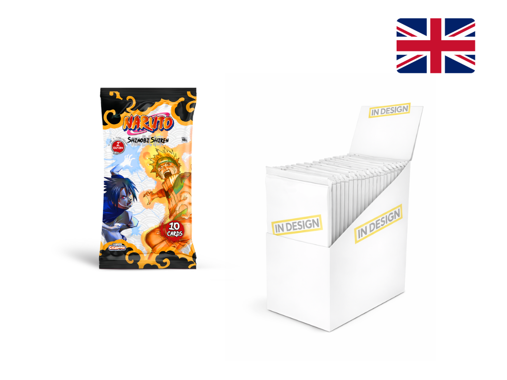 Naruto Mythos TCG – SET 2 SHINOBI SHIREN, 1st edition Flowpack - EN