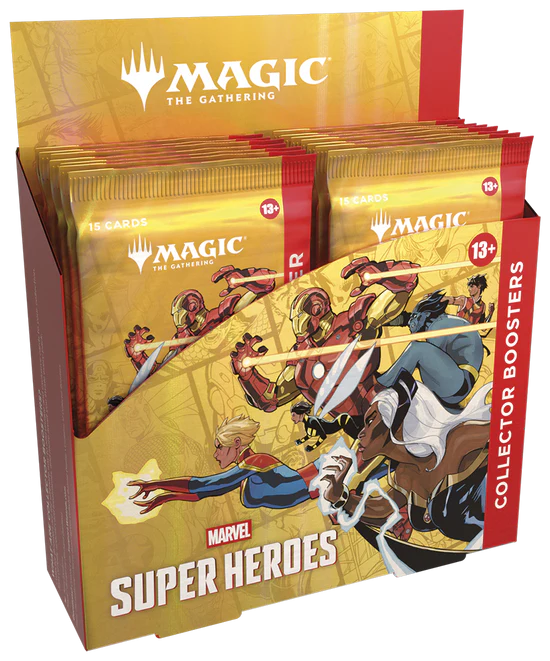 MtG - Marvel Super Heroes Collector Booster Display - Inglês Pré - Venda