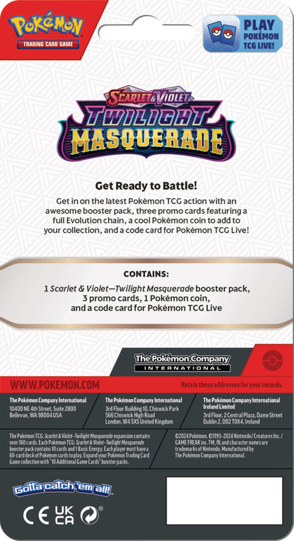 Pokémon TCG: Scarlet & Violet - Twilight Masquerade - Premium Checklane Blister Porygon