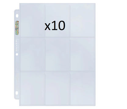 Ultra Pro - 9-Pocket Silver Series Pages