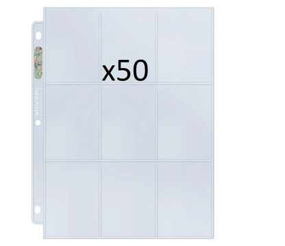 Ultra Pro - 9-Pocket Silver Series Pages