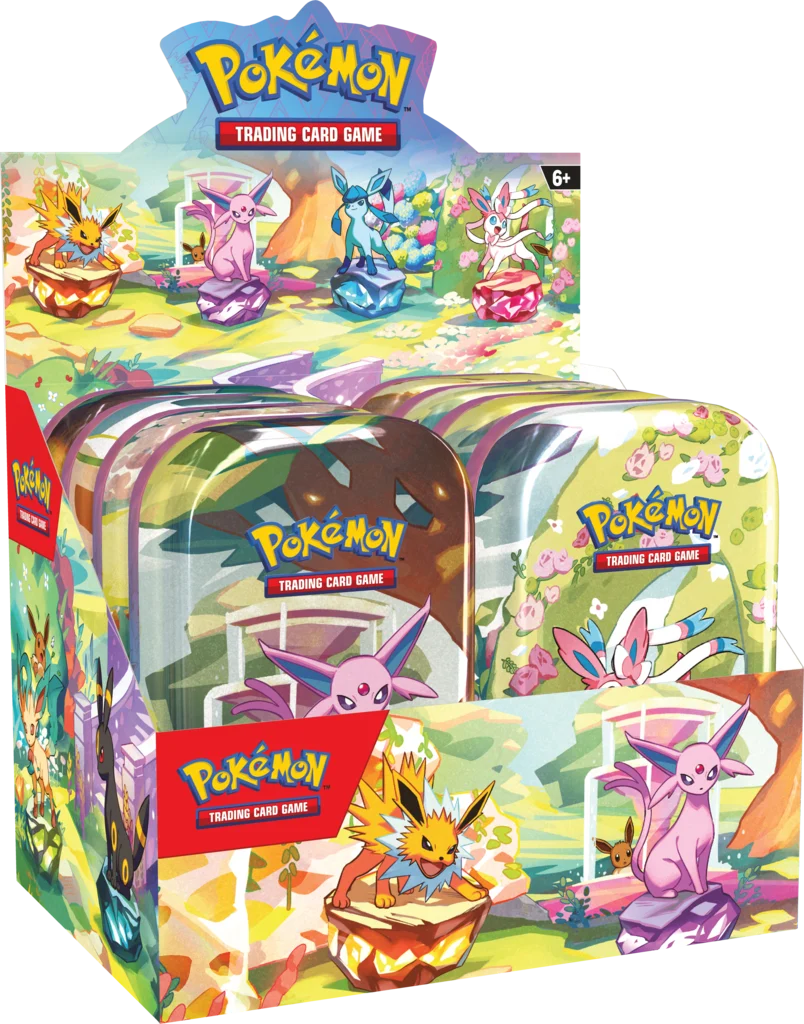 Prismatic Evolutions: Mini Tin Display