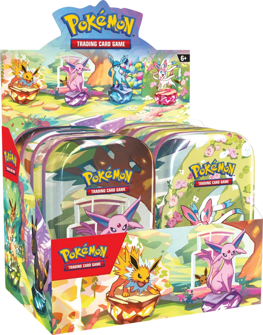 Prismatic Evolutions: Mini Tin Display