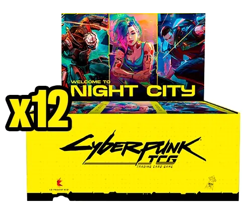 Cyberpunk TCG - 12x Booster Box (24 packs) Welcome to Night City Inglés - Sob consulta!!