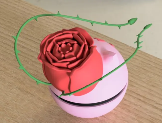 Pokébola - #0001 - Bulbasaur - ROSA