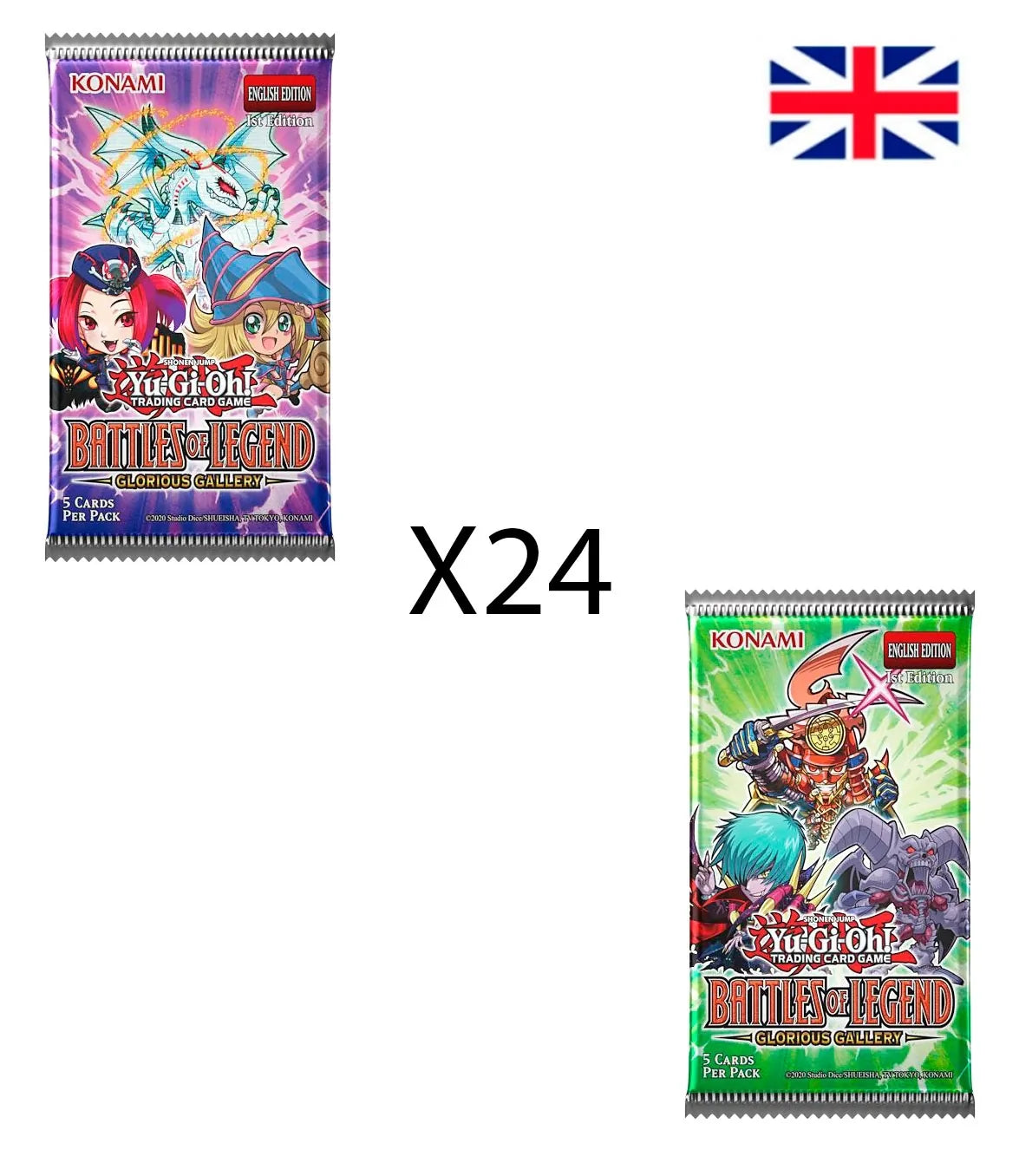 Yu-Gi-Oh - Battles of Legend Glorious Gallery Booster Box - Englisch