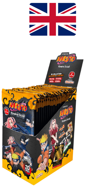 Naruto TCG - First set 2nd Edition Booster packs - EN