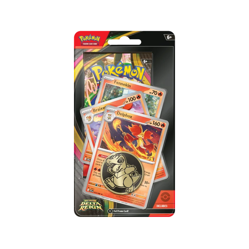 Delta Reign Premium Checklane Blister Delphox