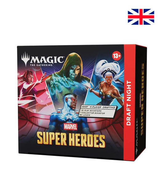 MTG - Draft Night Marvel Super Heroes Inglés - Pré-venda