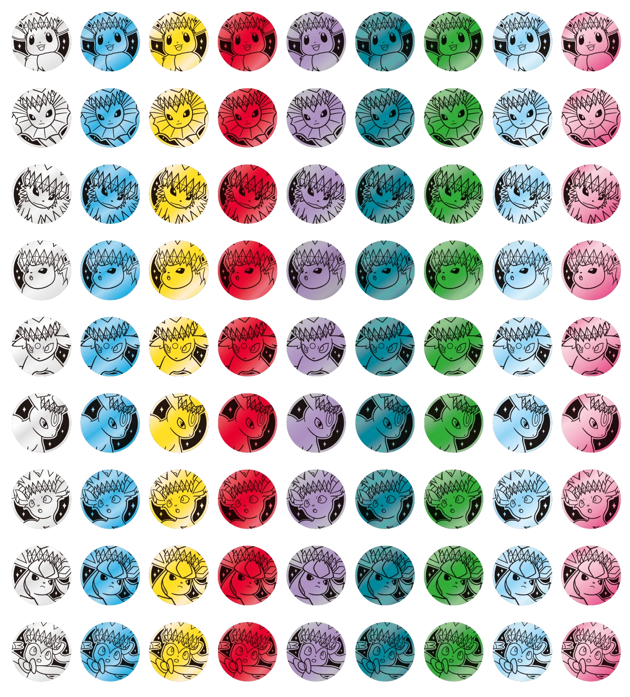 CSV9.5C: Terastal Gathering Eeveelution Coin Set