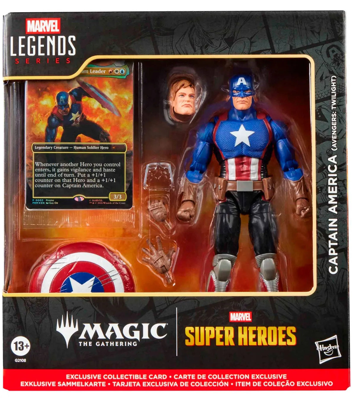 Magic The Gathering: Marvel Super Heroes Marvel Legends Action Figure Captain America (Avengers: Twilight) 15 cm