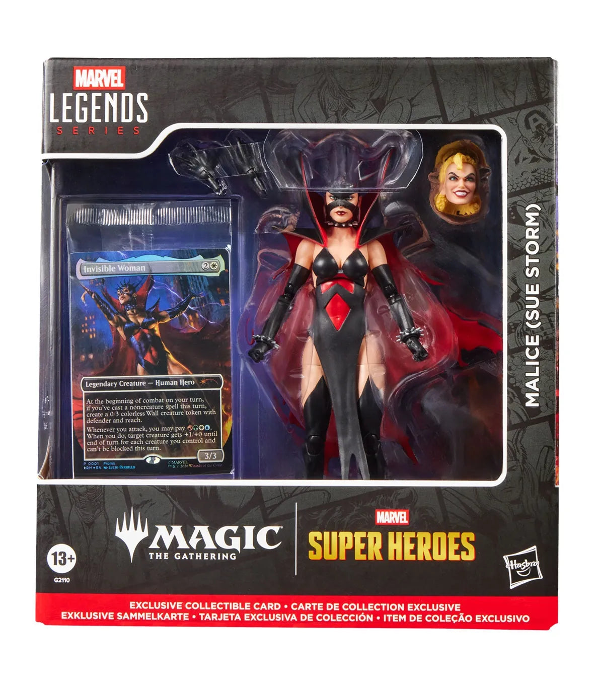 Magic The Gathering: Marvel Super Heroes Marvel Legends Action Figure Fantastic Four Malice (Sue Storm) 15 cm