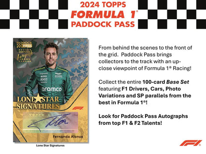 2024 Topps Paddock Pass F1 Formula 1-6-Pack Blaster