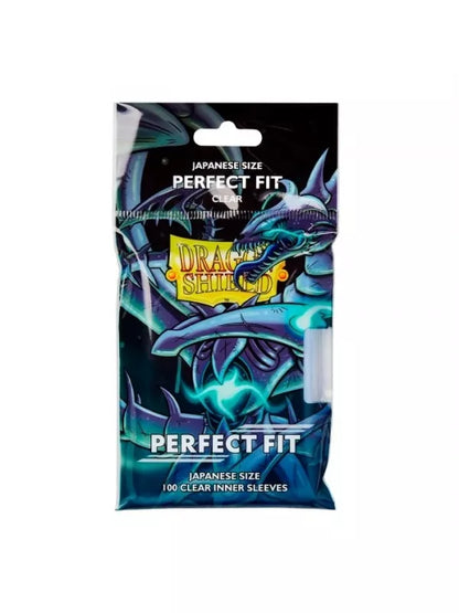 Dragon Shield - Sleeves Pequenas 59mm x 86mm Japonesas Perfect Fit Transparente