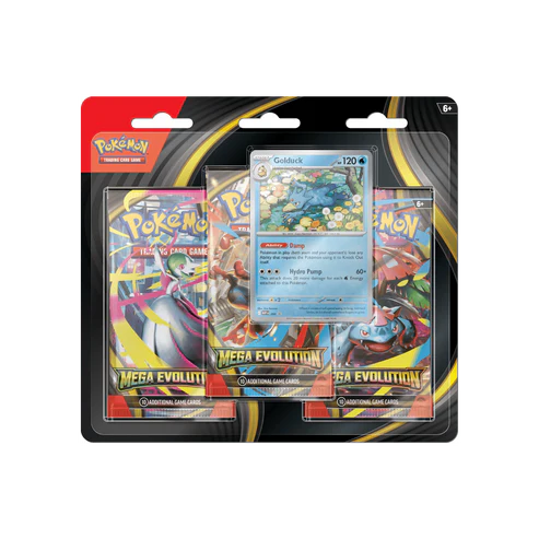 Pokemon ME01 - Mega Evolution 3 Pack Blister Golduck