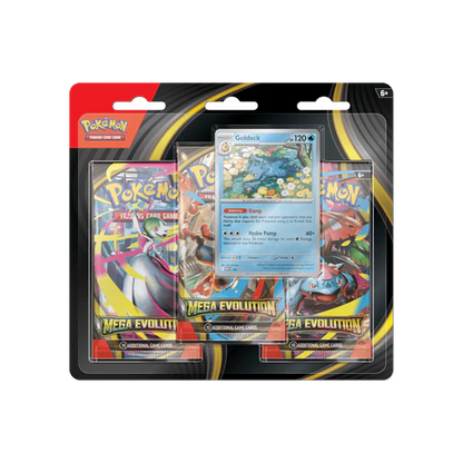 Pokemon ME01 - Mega Evolution 3 Pack Blister Golduck