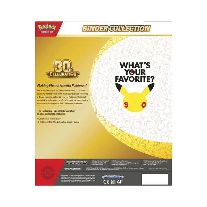 Pokémon TCG 30th Celebration Binder Collection Break