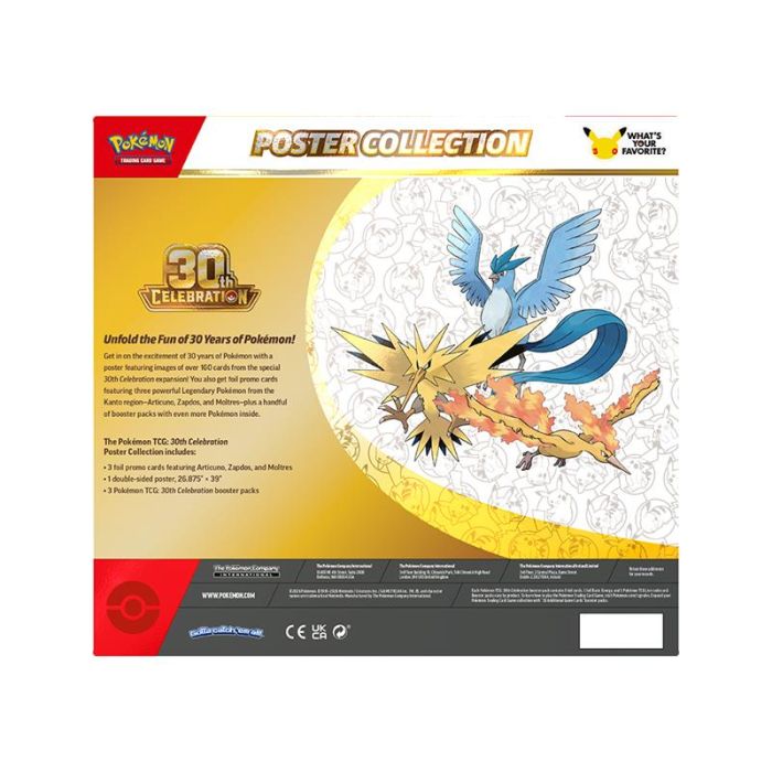 Pokémon TCG 30th Celebration Poster Collection Break