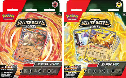 Pokémon TCG: Decks de Batalha Deluxe Ninetales/ Zapdos