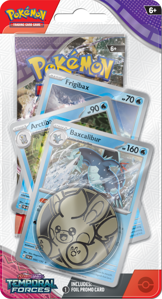 Pokémon TCG: Scarlet & Violet - Temporal Forces - Premium Checklane Blister Baxcalibur