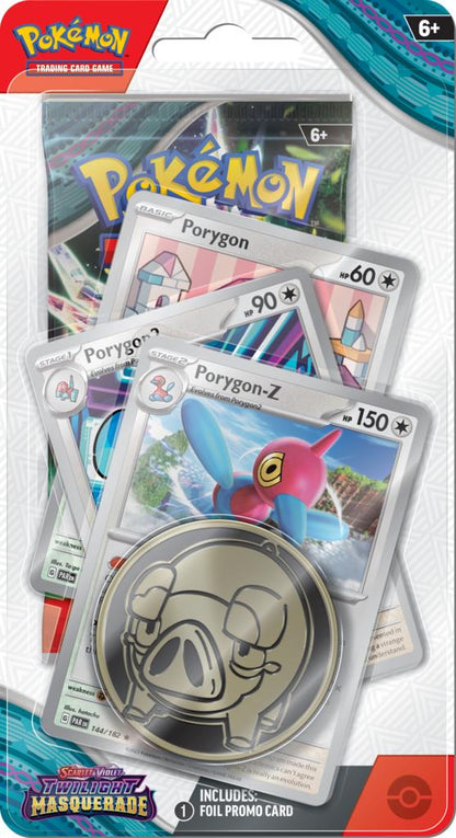 Pokémon TCG: Scarlet & Violet - Twilight Masquerade - Premium Checklane Blister Porygon