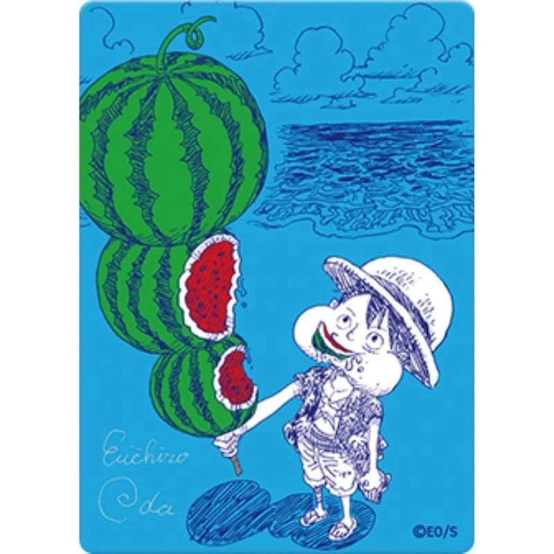 Luffy watermelon Natsucomi Meta Foil Promo Card JP