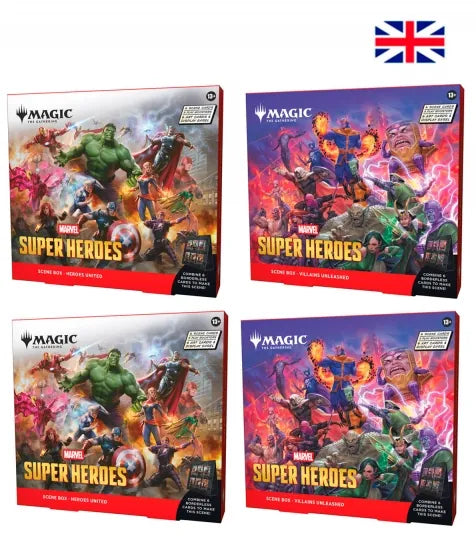 MTG - Scene Box Display Marvel Super Heroes Inglés - Pré-venda