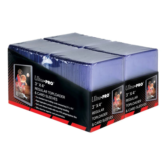 Ultra Pro - 3" x 4" Regular Toploaders (200) + Soft Sleeves (200)